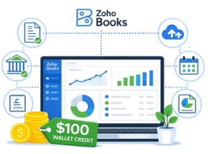 zoho books discount